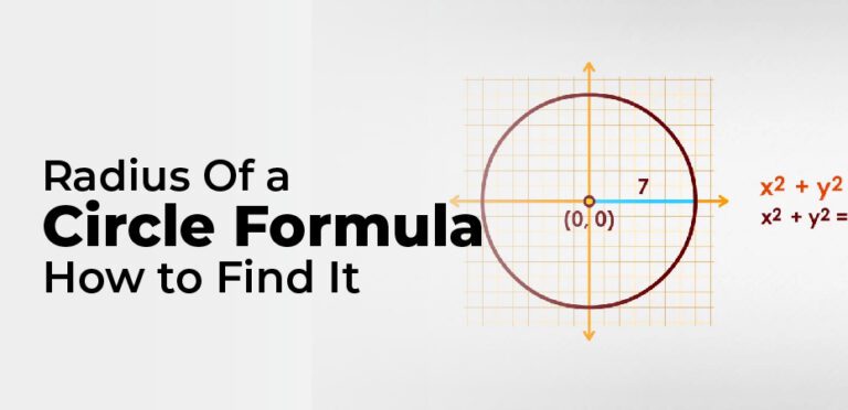 Radius Of a Circle Formula – How to Find It