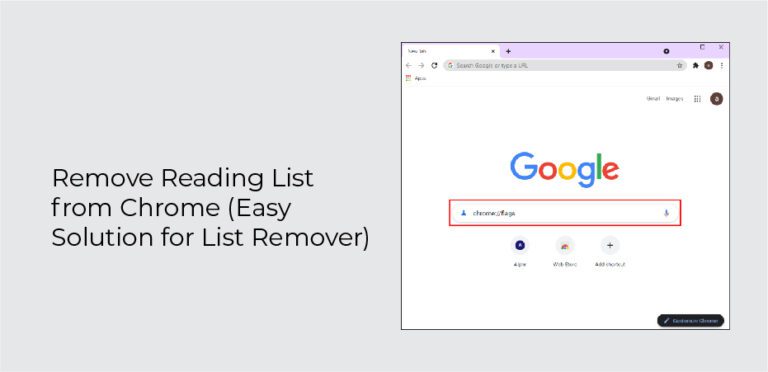 Remove Reading List from Chrome (Easy Solution for List Remover)