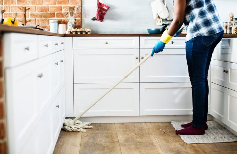 getting your house clean with maid services